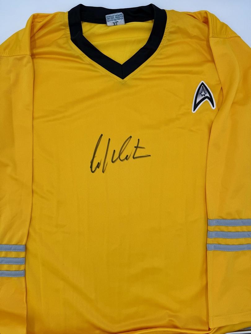 William Shatner Signed Star Trek Prop Uniform Jersey - PSA COA